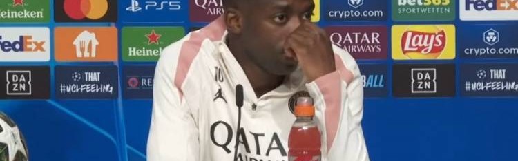 登贝莱：也许有姆巴佩我们会更强 我已经很好地适应了9号位