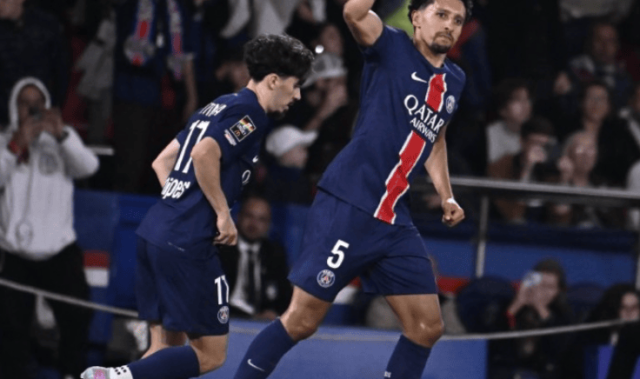 法甲收官战：巴黎圣日耳曼3-1逆转欧塞尔，荣耀加冕四连冠